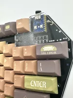 Right hand Acrylic ErgoDonk Zero MCU cover plate
