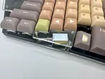 Left hand acrylic ErgoDonk Zero solenoid cover plate