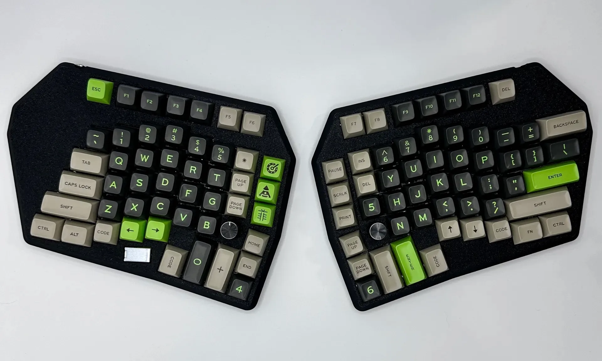 Ergodonk zero 3d printed case