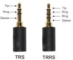Tip ring sleeve (TRS) cable